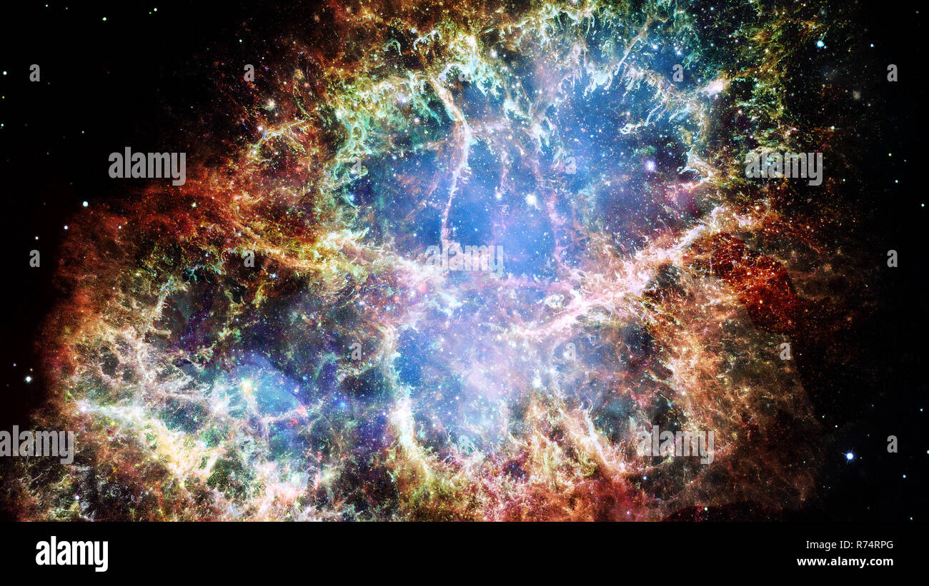 Universe filled with stars, nebula and galaxy Stock Photo - Alamy