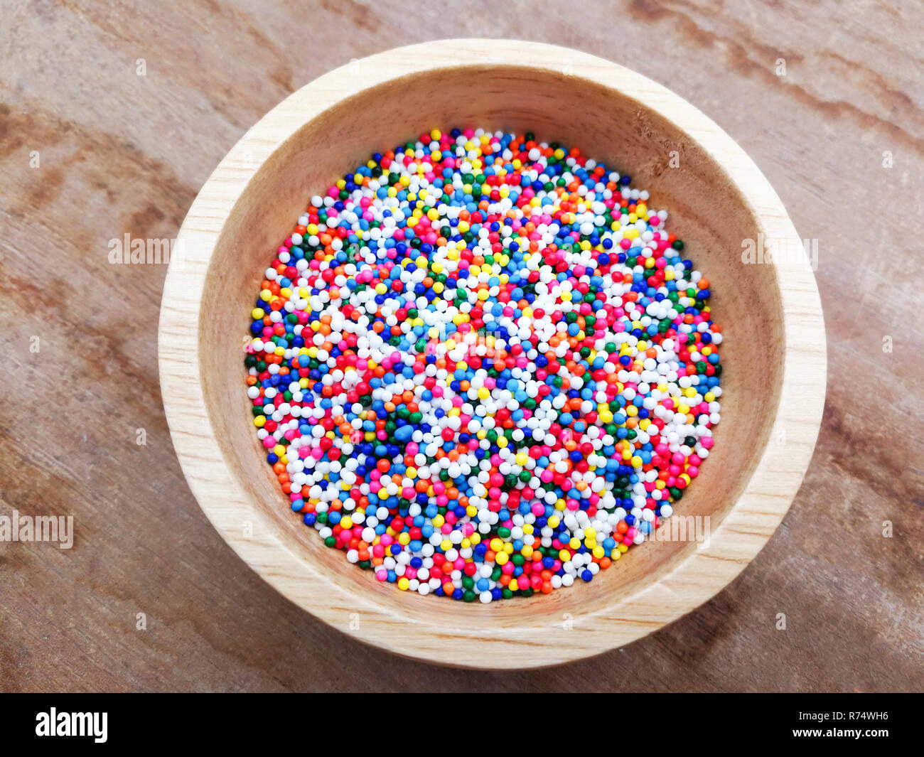Colorful Sugar Flower Sprinkles Close Background Stock Photo 1022448256