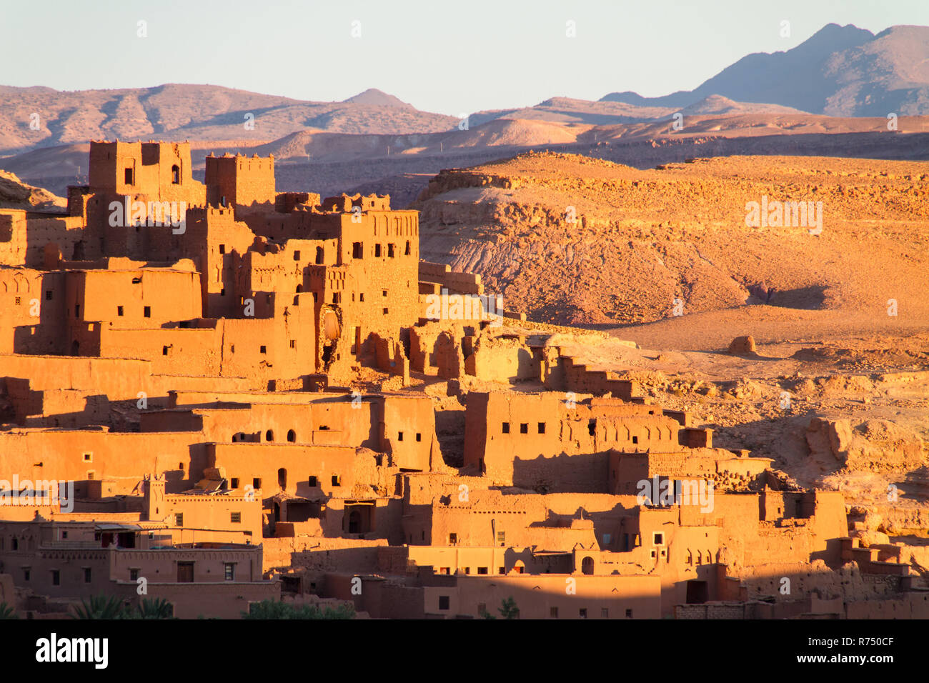 Ait Benhaddou kasbah, Ouarzazate, Marocco Stock Photo