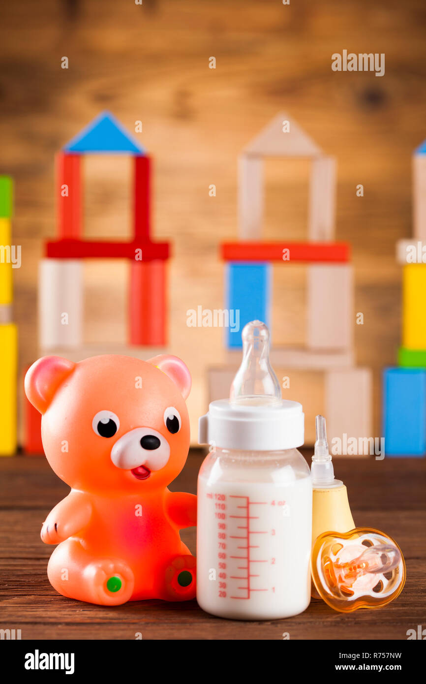 Colorful alphabet blocks, baby toy Stock Photo Alamy