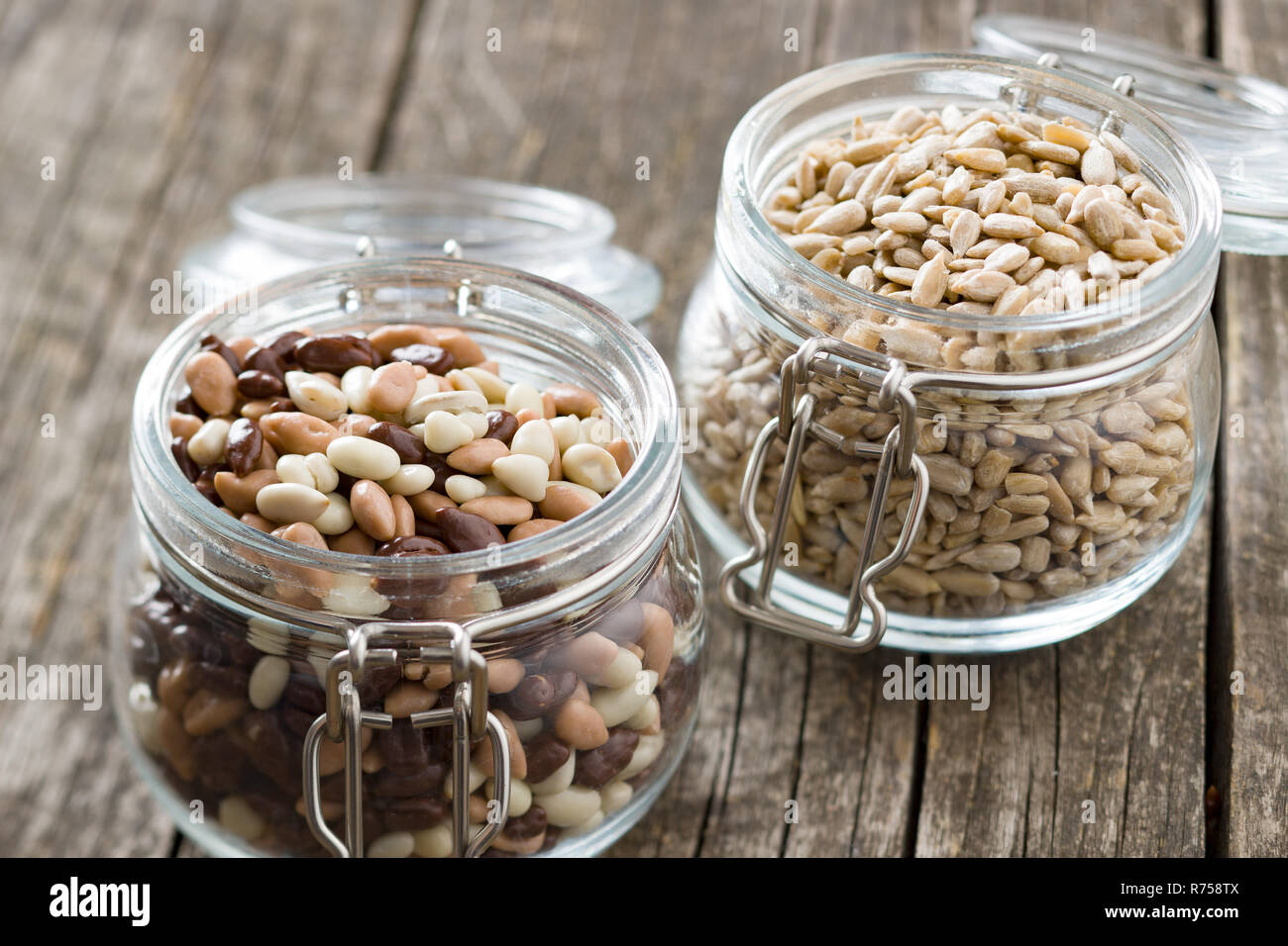 Chocolate covered sunflower seeds Stock Photo Alamy