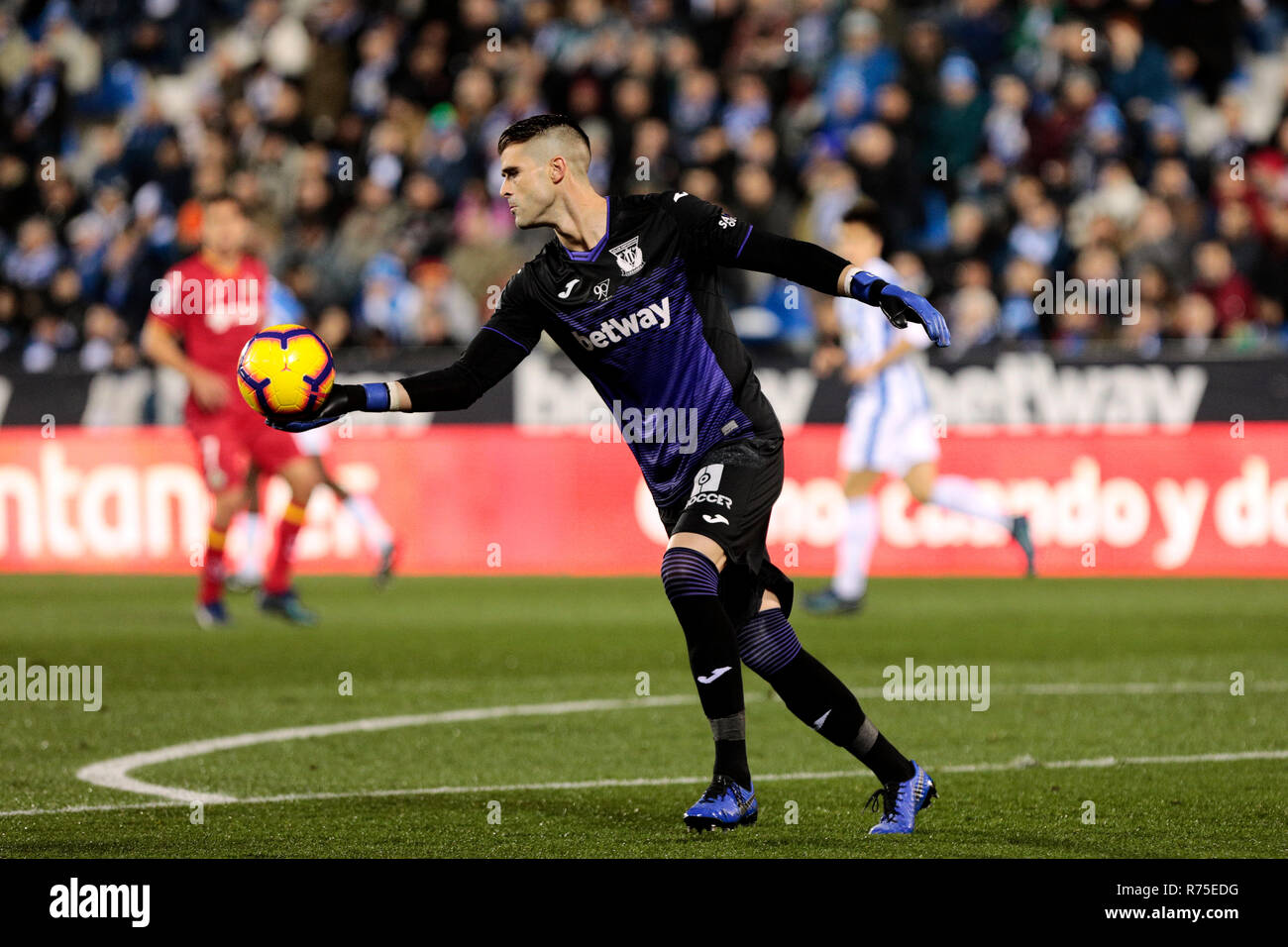 Cd Leganes S Ivan Cuellar Seen In Action During The La Liga Match Between Cd Leganes And