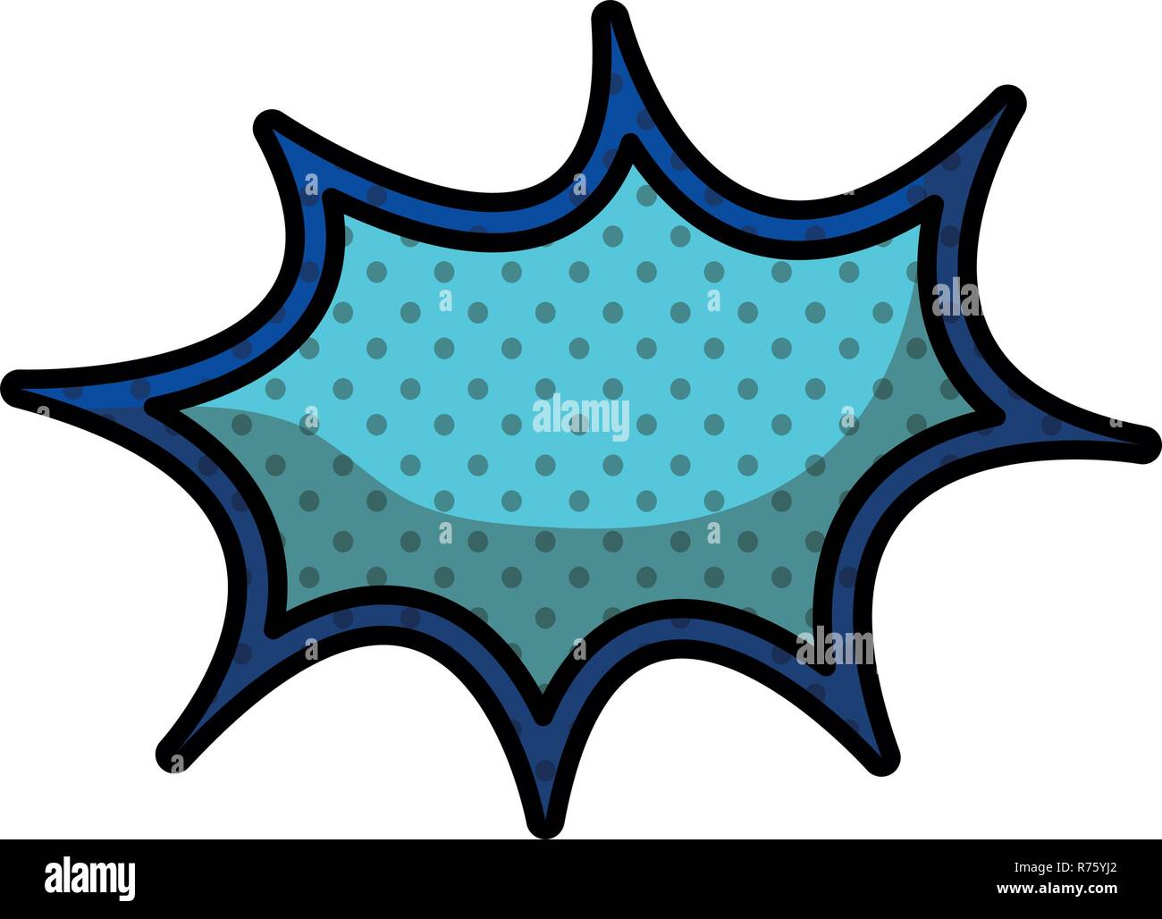 dialog boxes in comic isolated icon Stock Vector Image & Art - Alamy