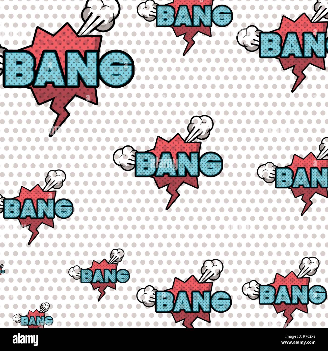 speech bubble with words comic pattern Stock Vector Image & Art - Alamy