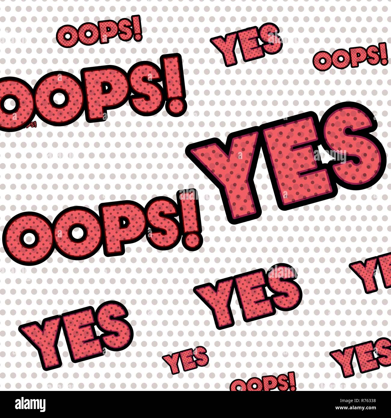 words of the comic pattern isolated icon Stock Vector Image & Art - Alamy