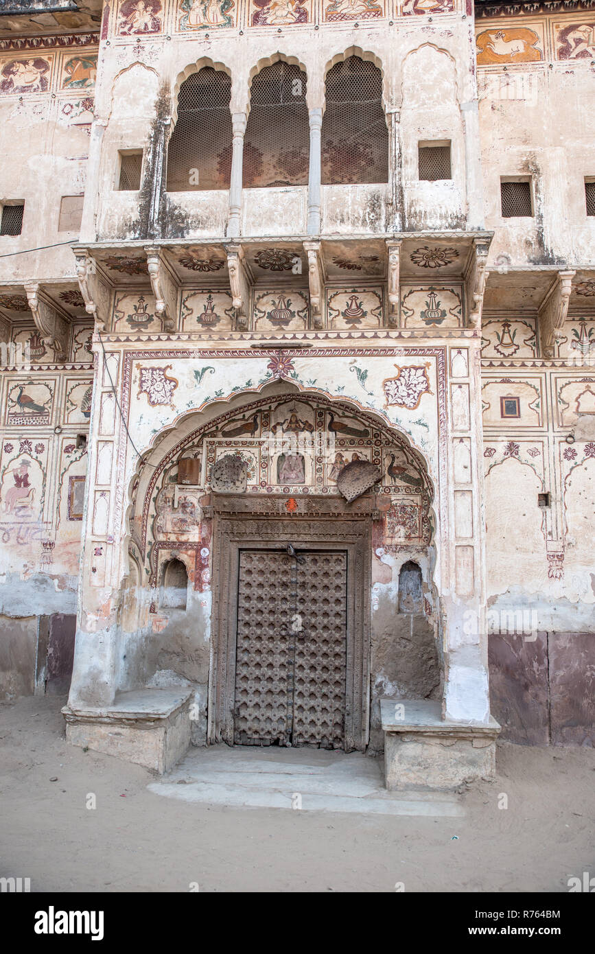 Haveli in Mandawa, Rajasthan, India Stock Photo