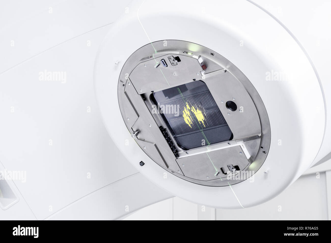 Cancer therapy, advanced medical linear accelerator in the therapeutic ...