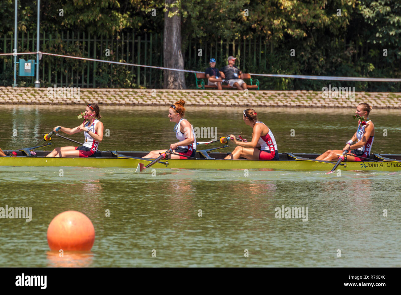 PLOVDIV, BULGARIA JULY 26, 2015 World rowing championship under 23