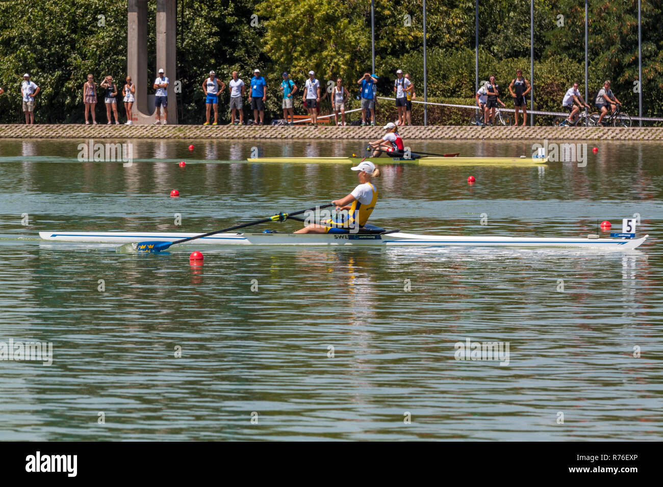 PLOVDIV, BULGARIA JULY 26, 2015 World rowing championship under 23