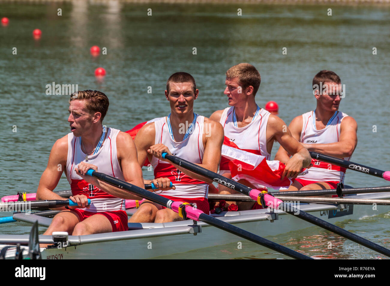 PLOVDIV, BULGARIA JULY 26, 2015 World rowing championship under 23