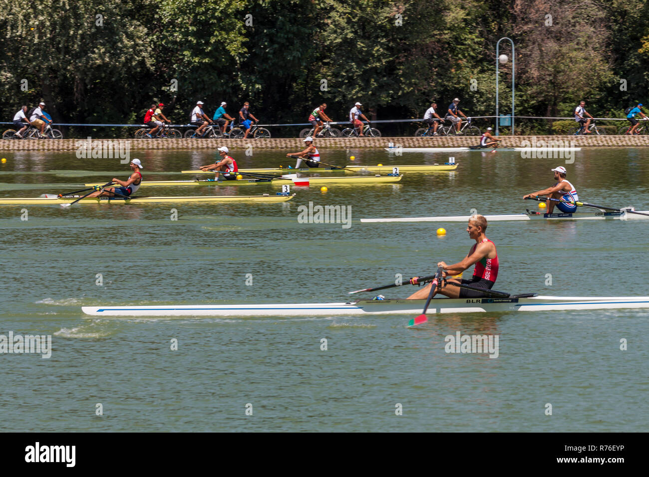 PLOVDIV, BULGARIA JULY 26, 2015 World rowing championship under 23