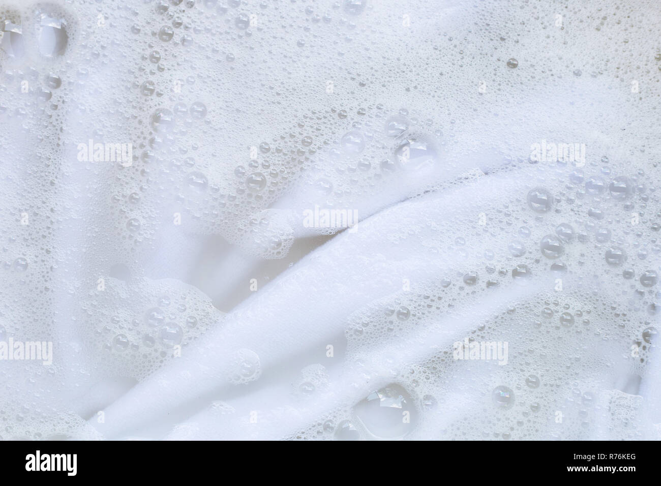 Washing clothes, white clothes soaked Stock Photo Alamy