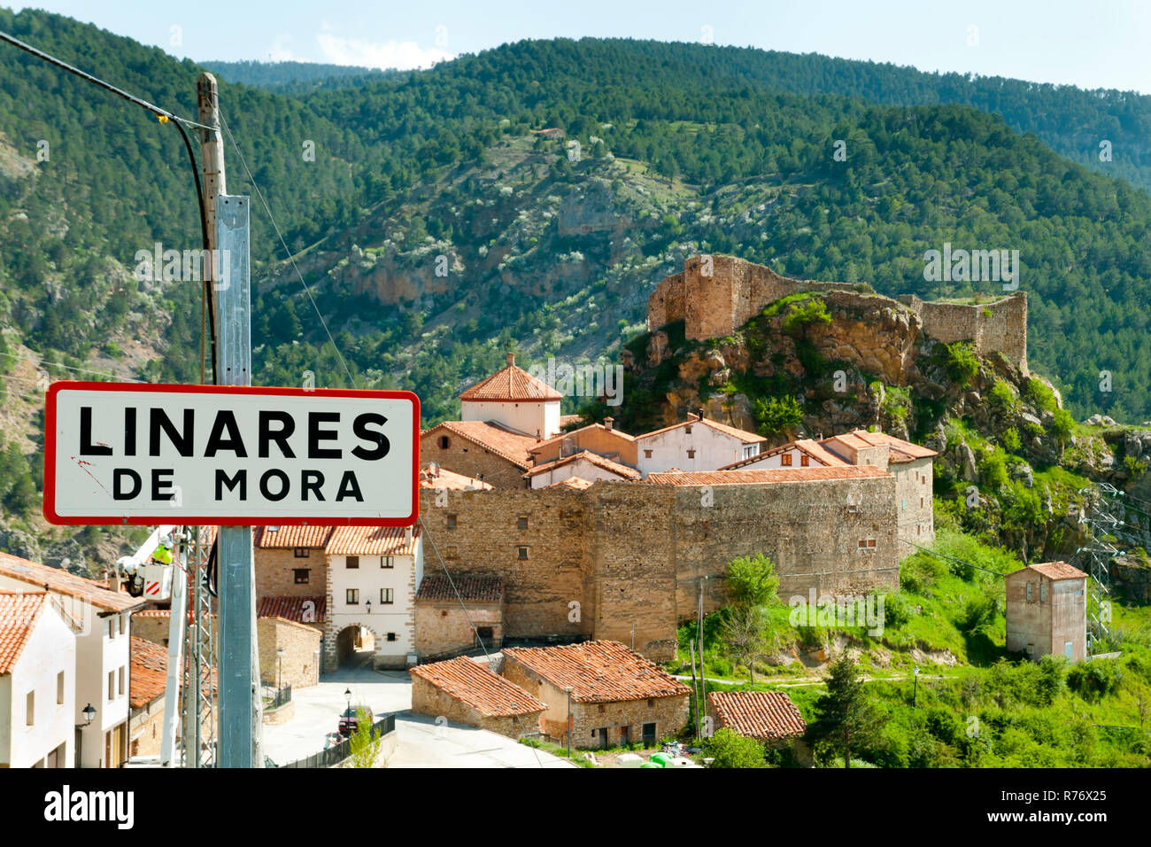 Linares de Mora - Spain Stock Photo