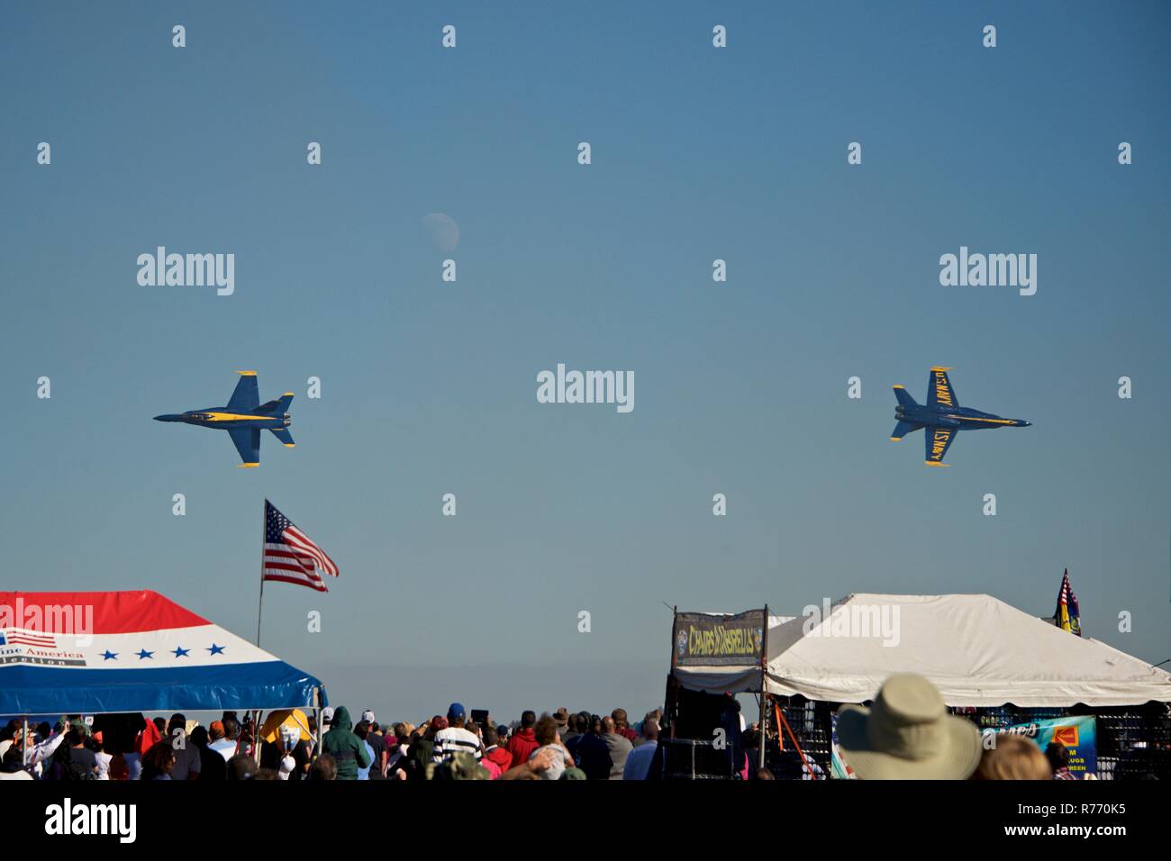 Blue Angels perform at Wings over Houston Airshow Stock Photo Alamy
