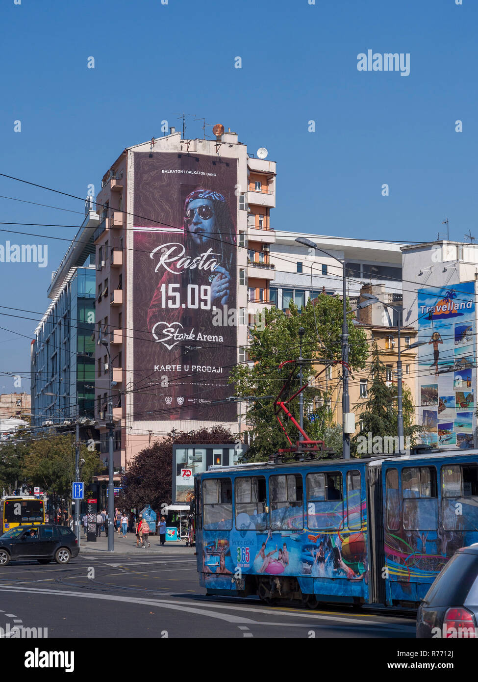 street Kralja Milana,, Belgrade, Serbia, Europe Stock Photo Alamy