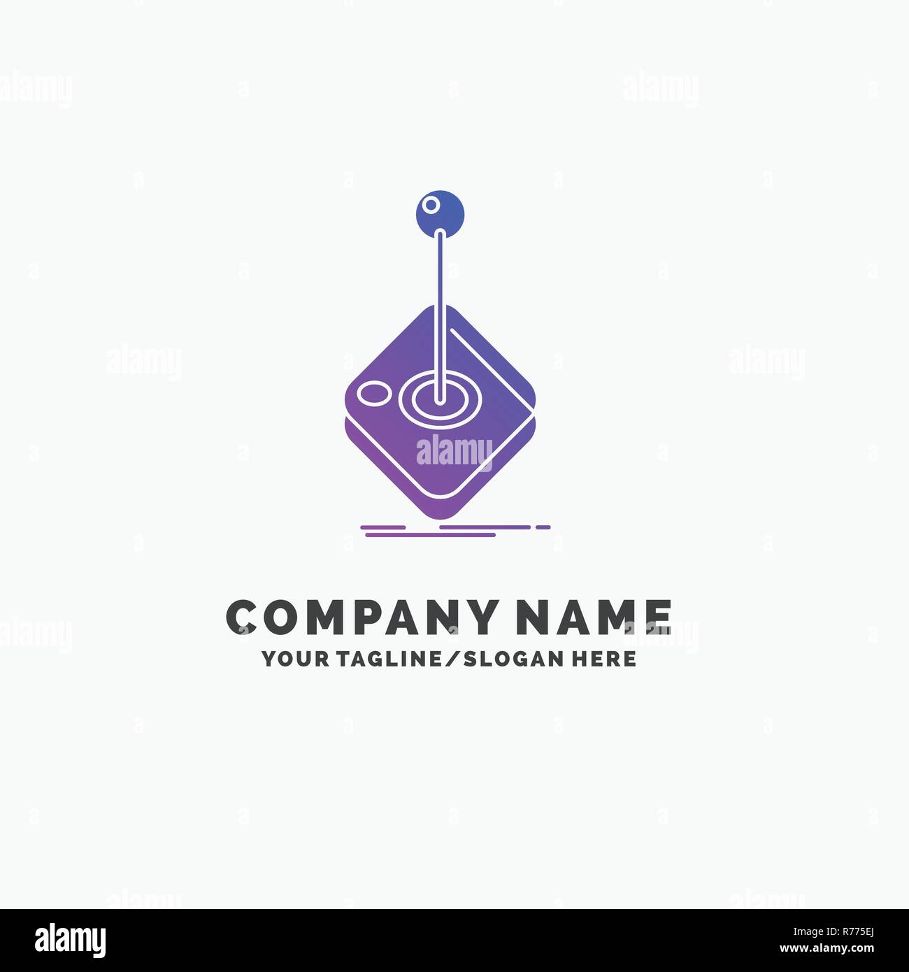 Blue Logo design for Game, gaming, internet, multiplayer, online. Business  Concept Brand Name Design and Place for Tagline. Creative Company Logo Temp  Stock Vector Image & Art - Alamy