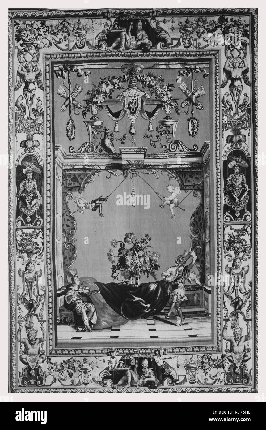 Violin and Lute Players Stock Photo Alamy