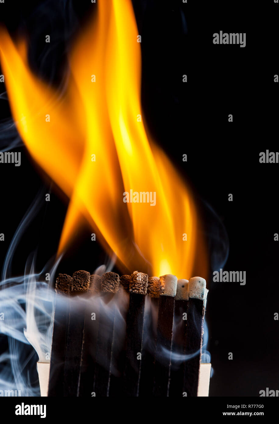 Matches lit hi-res stock photography and images - Alamy