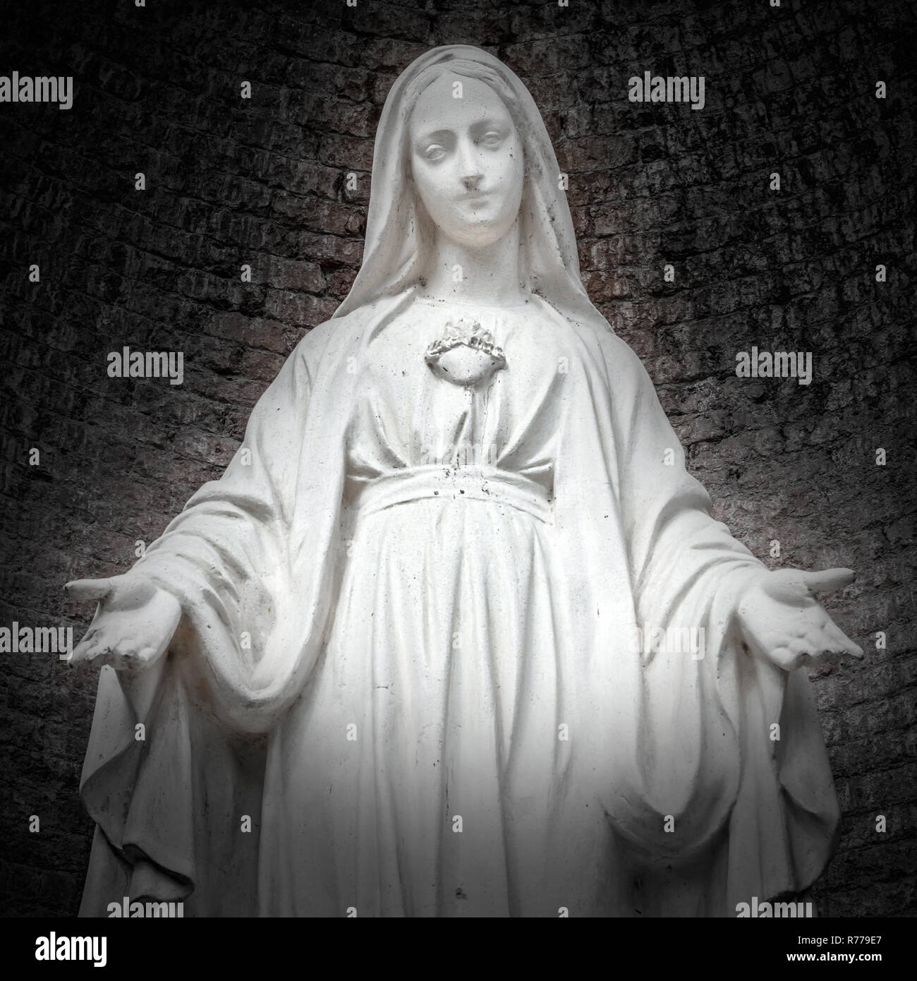 Statue of Our Lady of Medjugorje Stock Photo Alamy