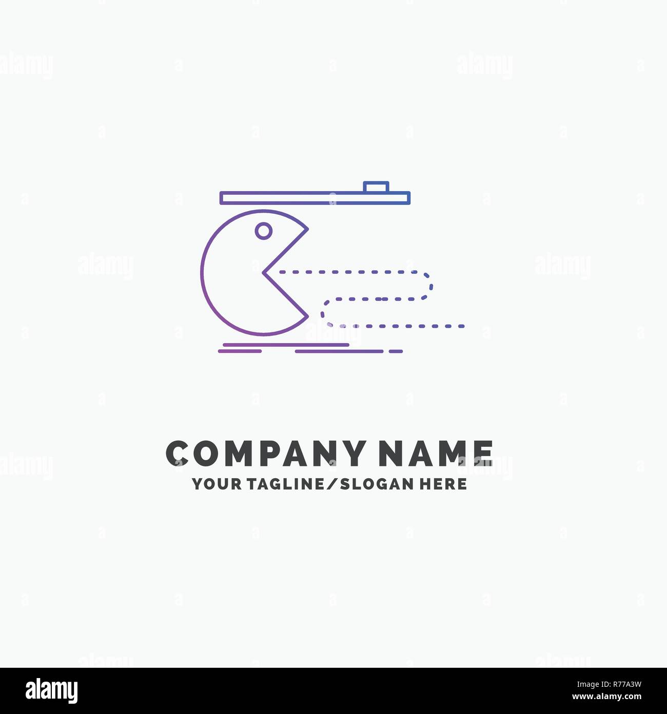 Pacman logo hi-res stock photography and images - Alamy