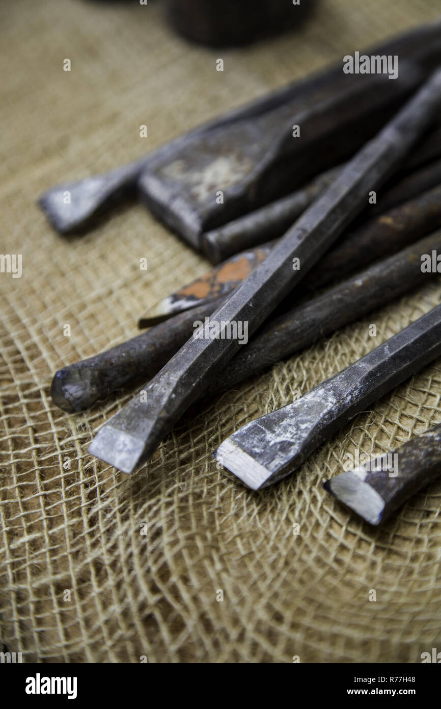 Stone tools ancient hires stock photography and images Alamy