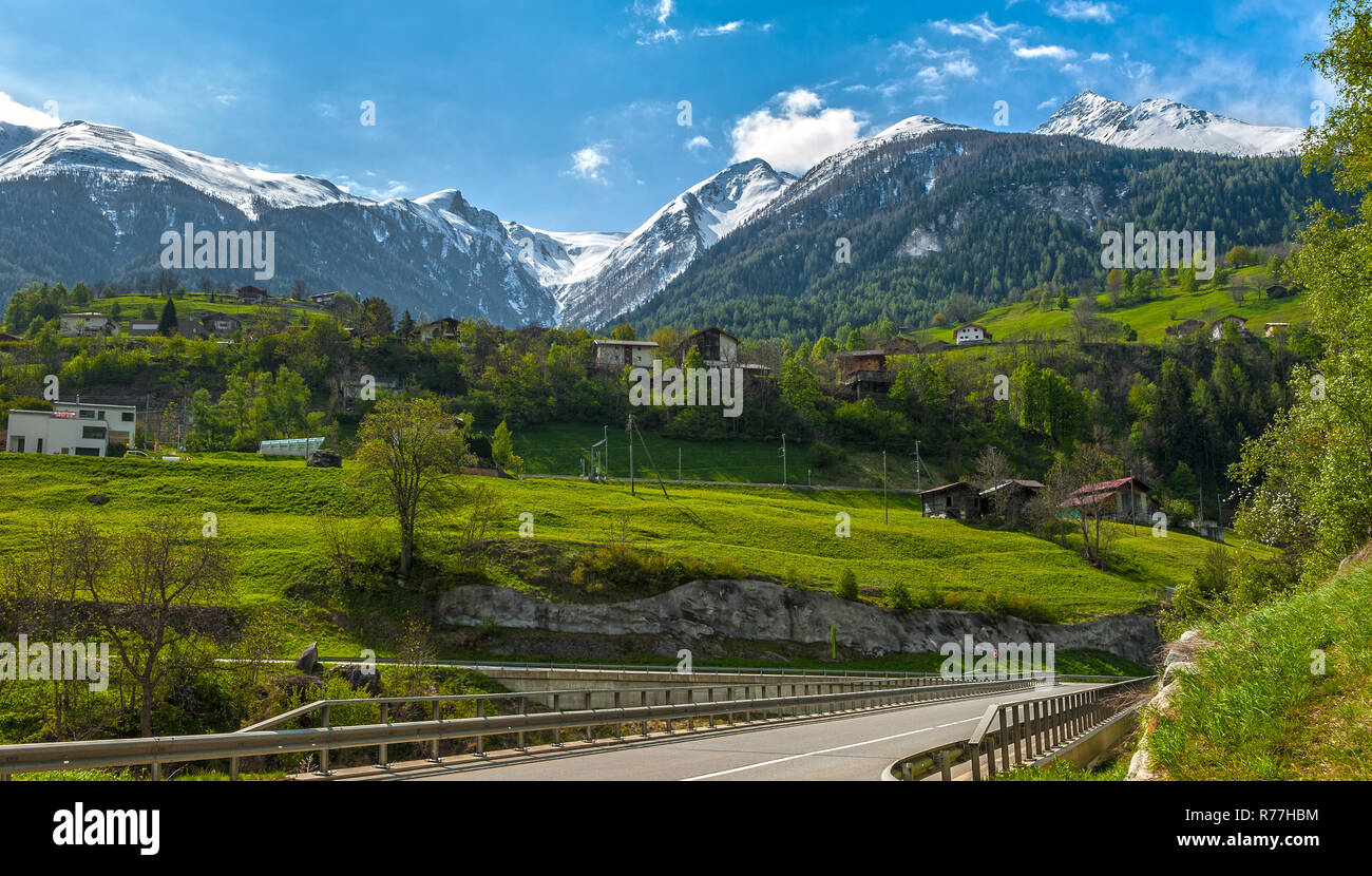 Landscape swiss alps mountains hi-res stock photography and images - Alamy