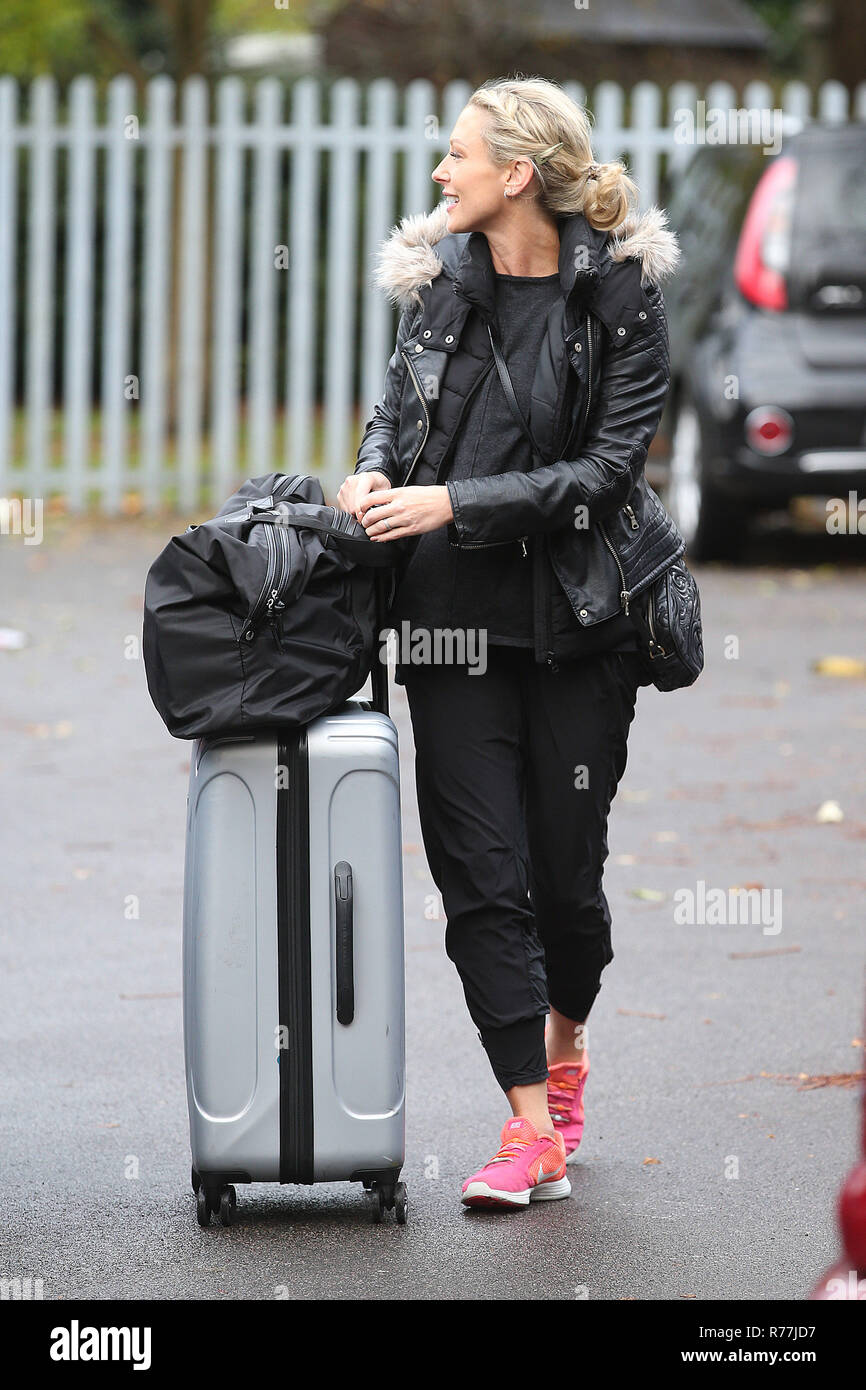 Strictly Come Dancing contestant Faye Tozer arrives at a rehearsal ...