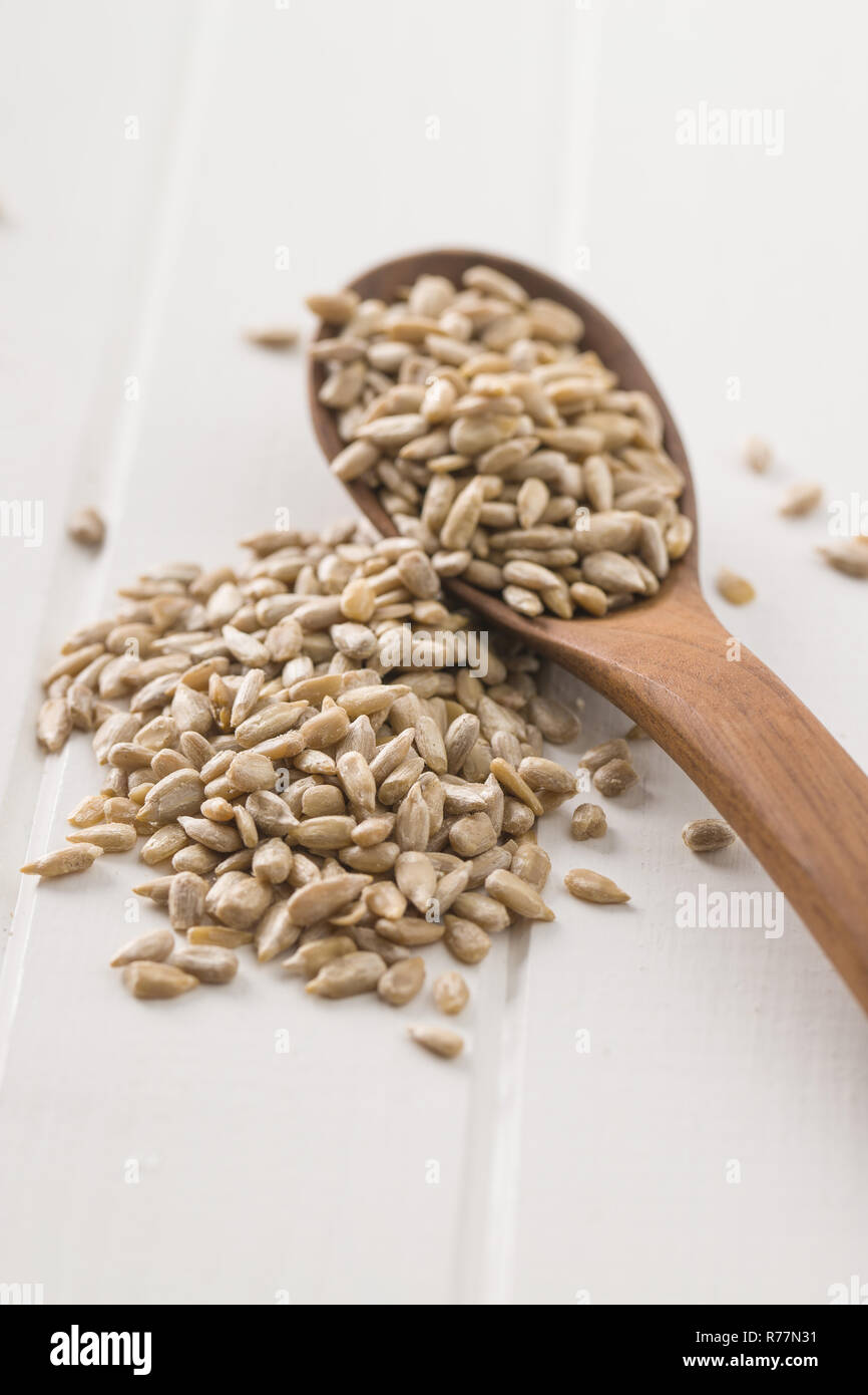 Peeled sunflower seeds Stock Photo - Alamy