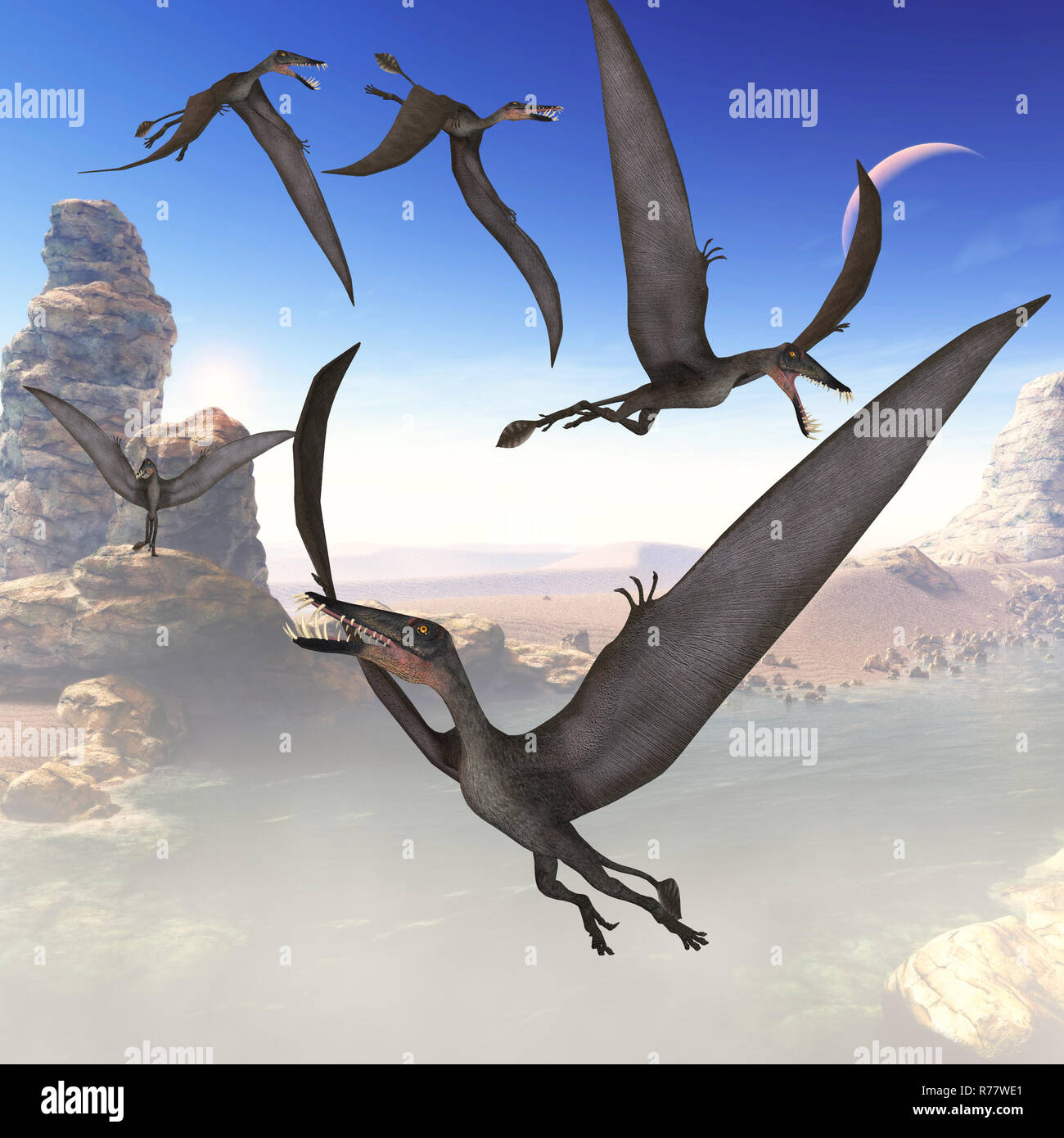 Flying reptiles hires stock photography and images Alamy