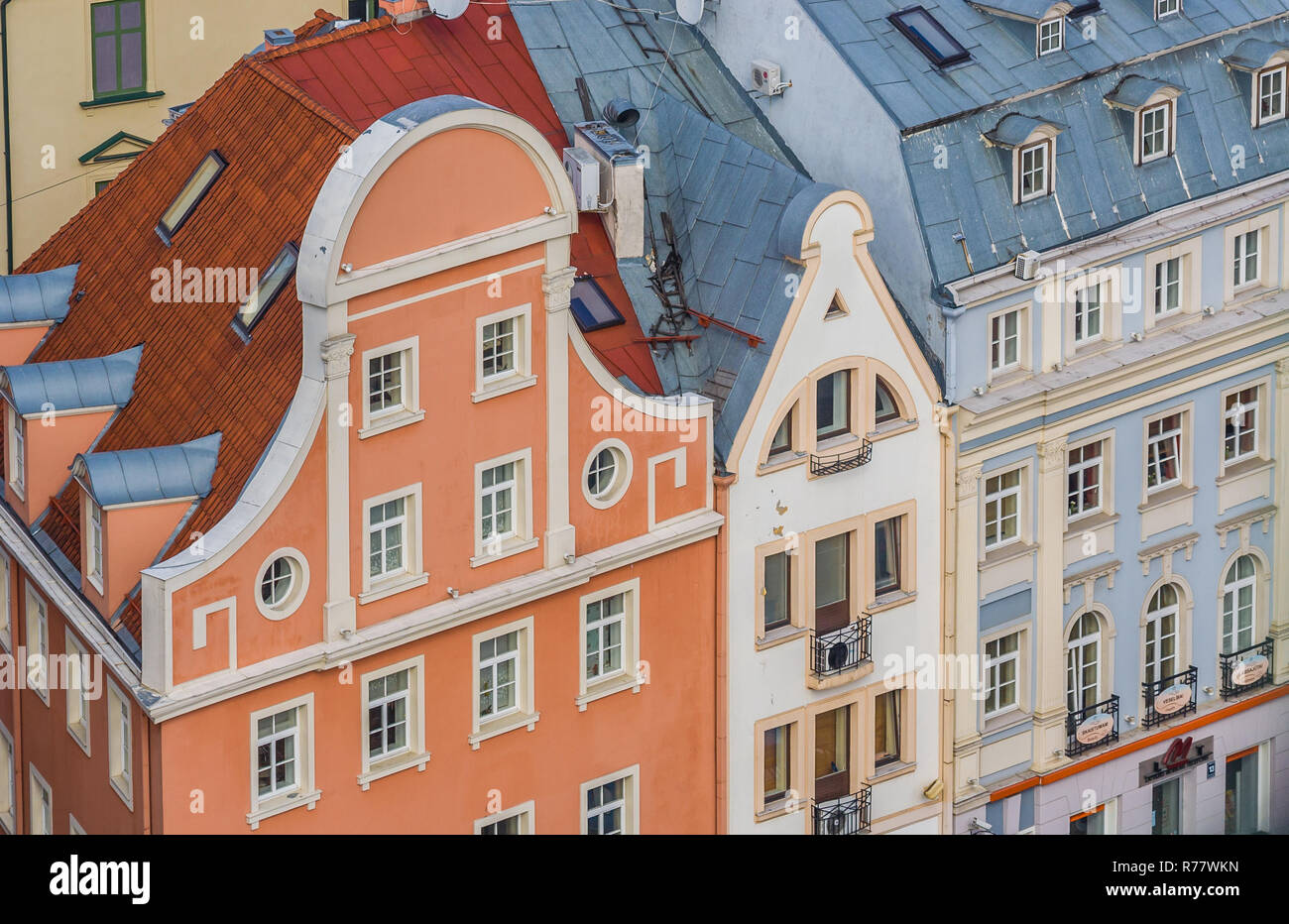 Pink Building Riga Traditional latvian house riga latvia hi-res stock photography and ...