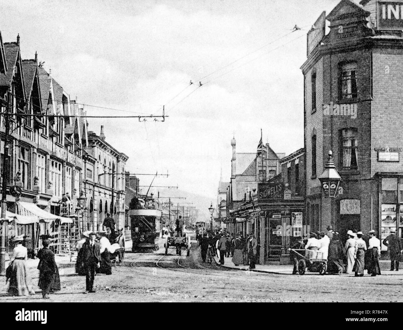 Station Street, Burton on Trent Stock Photo - Alamy