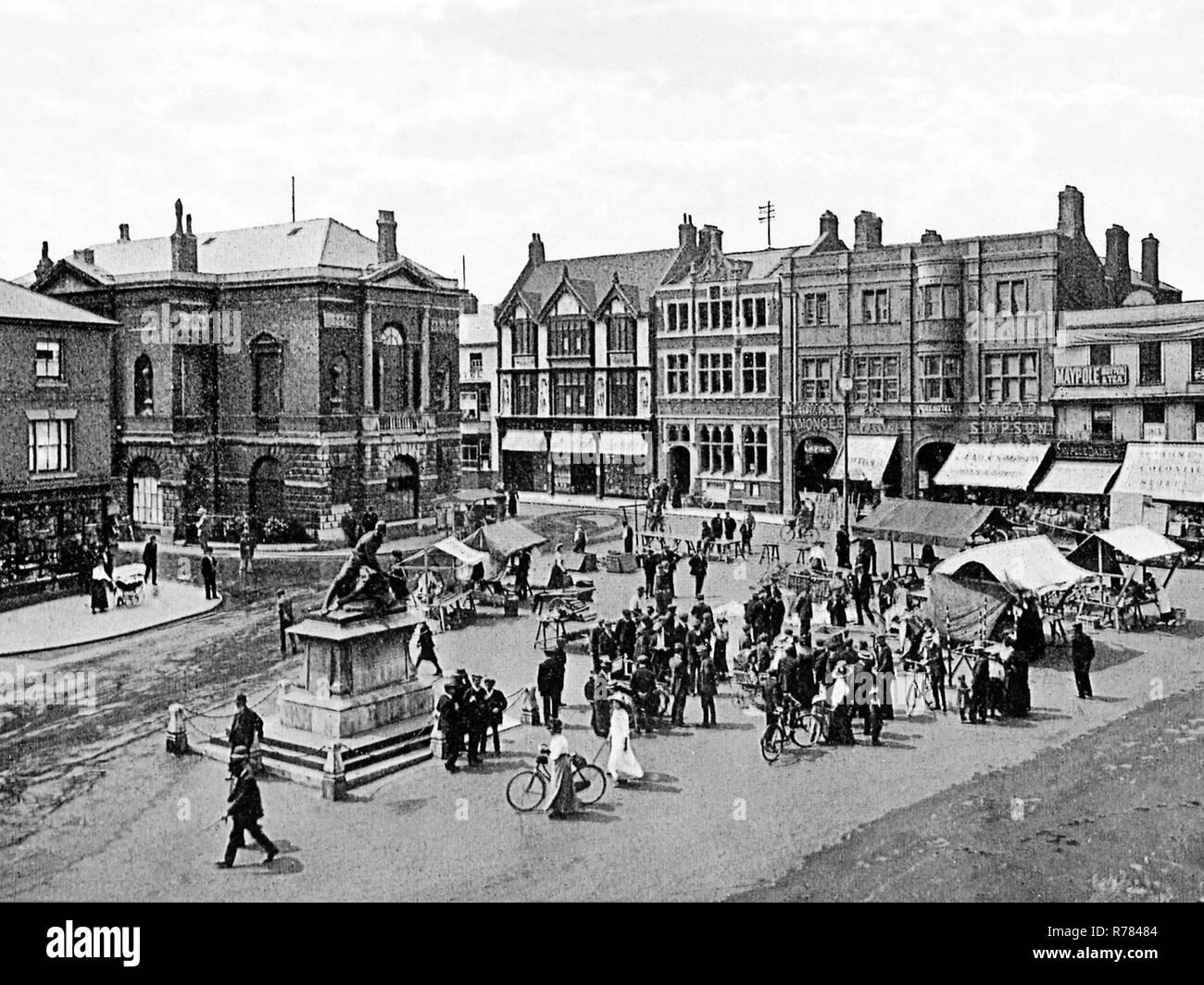 Market Place, Bury St Edmunds Stock Photo
