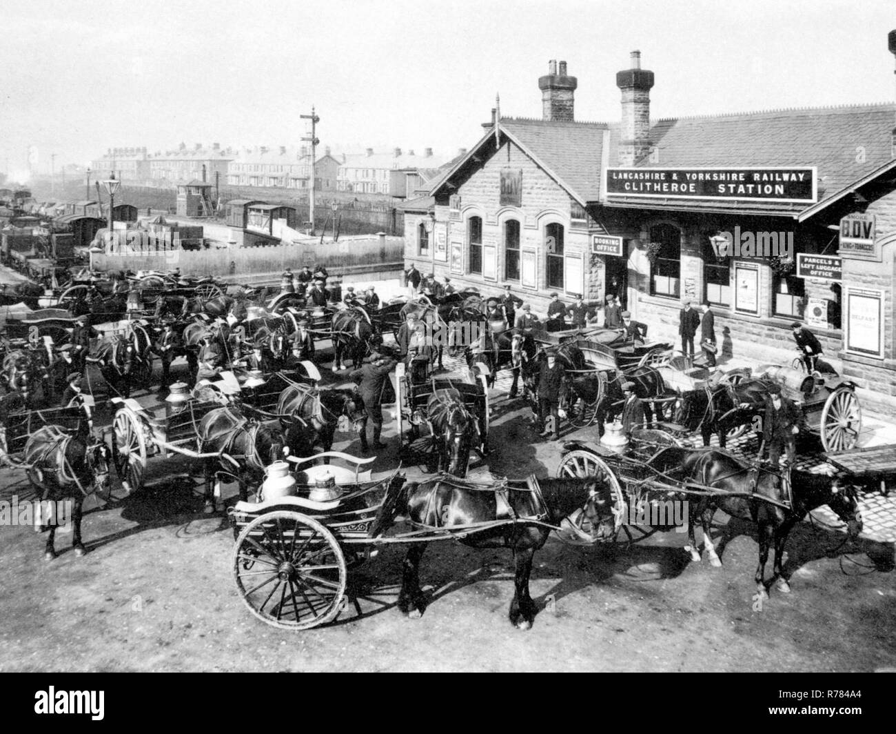 Clitheroe Railway Station Stock Photo Alamy