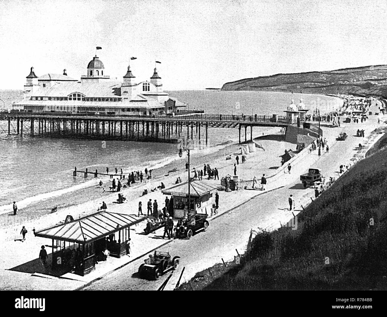 Colwyn bay old pier Black and White Stock Photos & Images Alamy