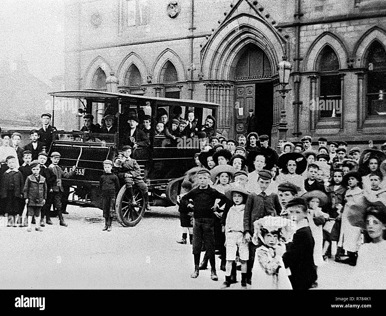 Motor Bus, Yeadon Stock Photo Alamy