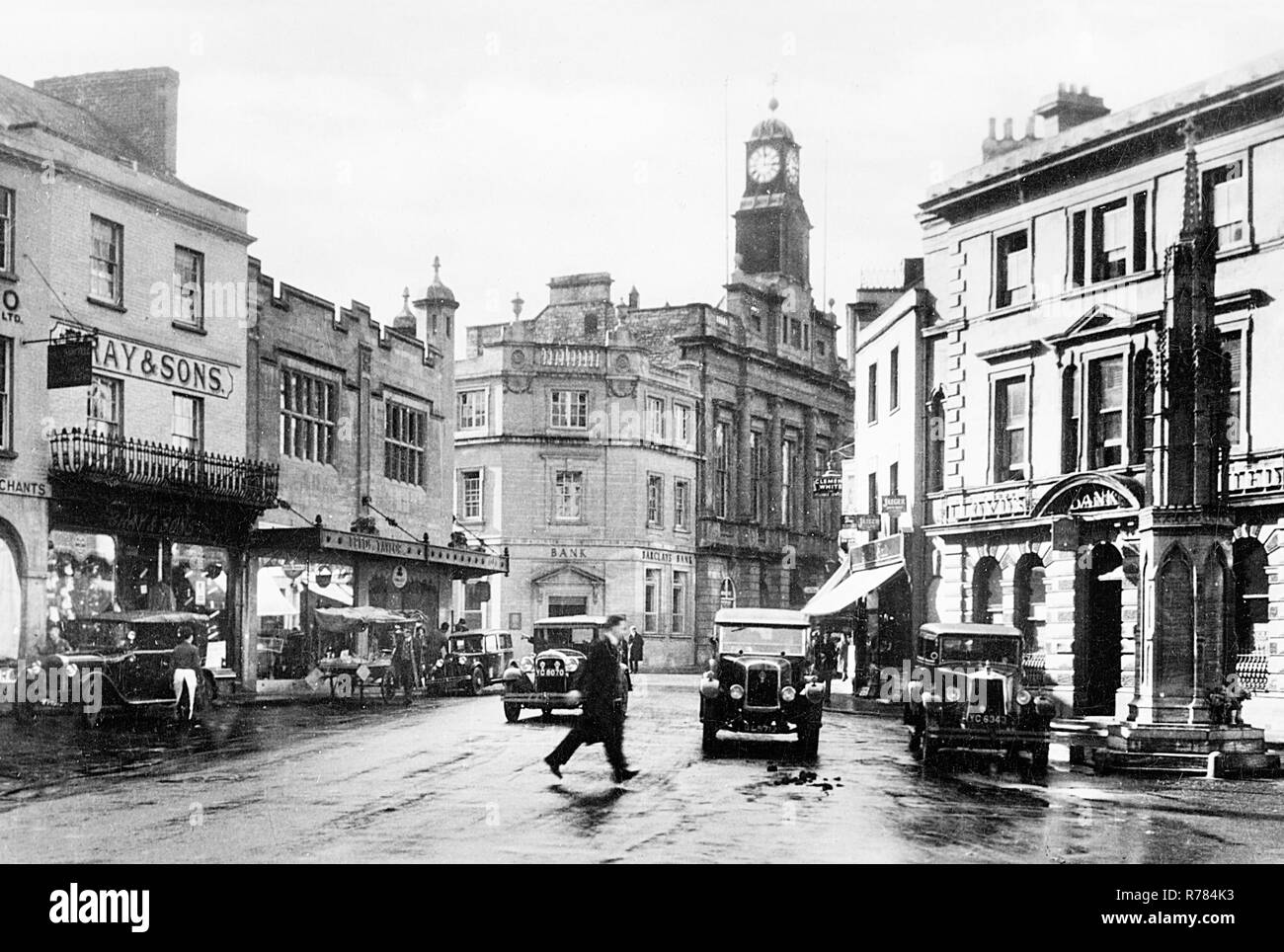 The Borough, Yeovil 1930s Stock Photo Alamy