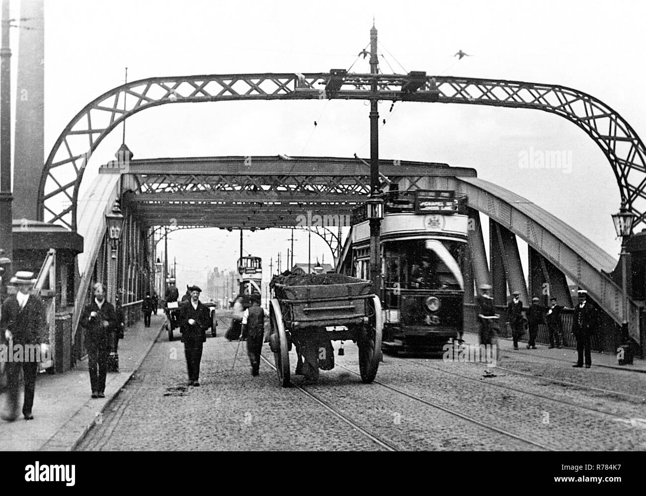 Swing Bridge, Trafford Stock Photo