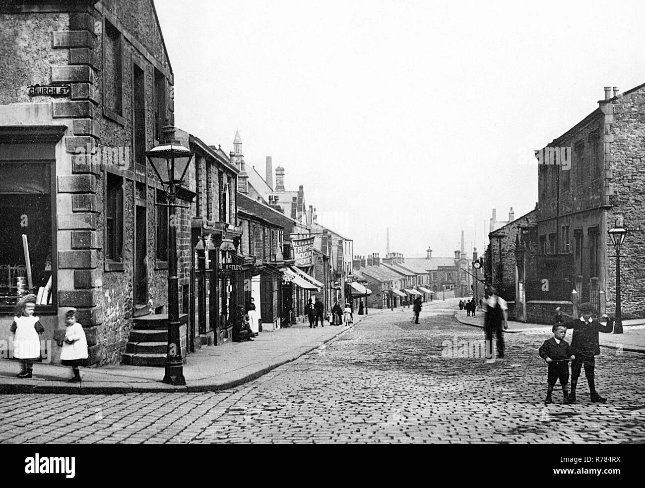 Queen Street, Great Harwood Stock Photo Alamy