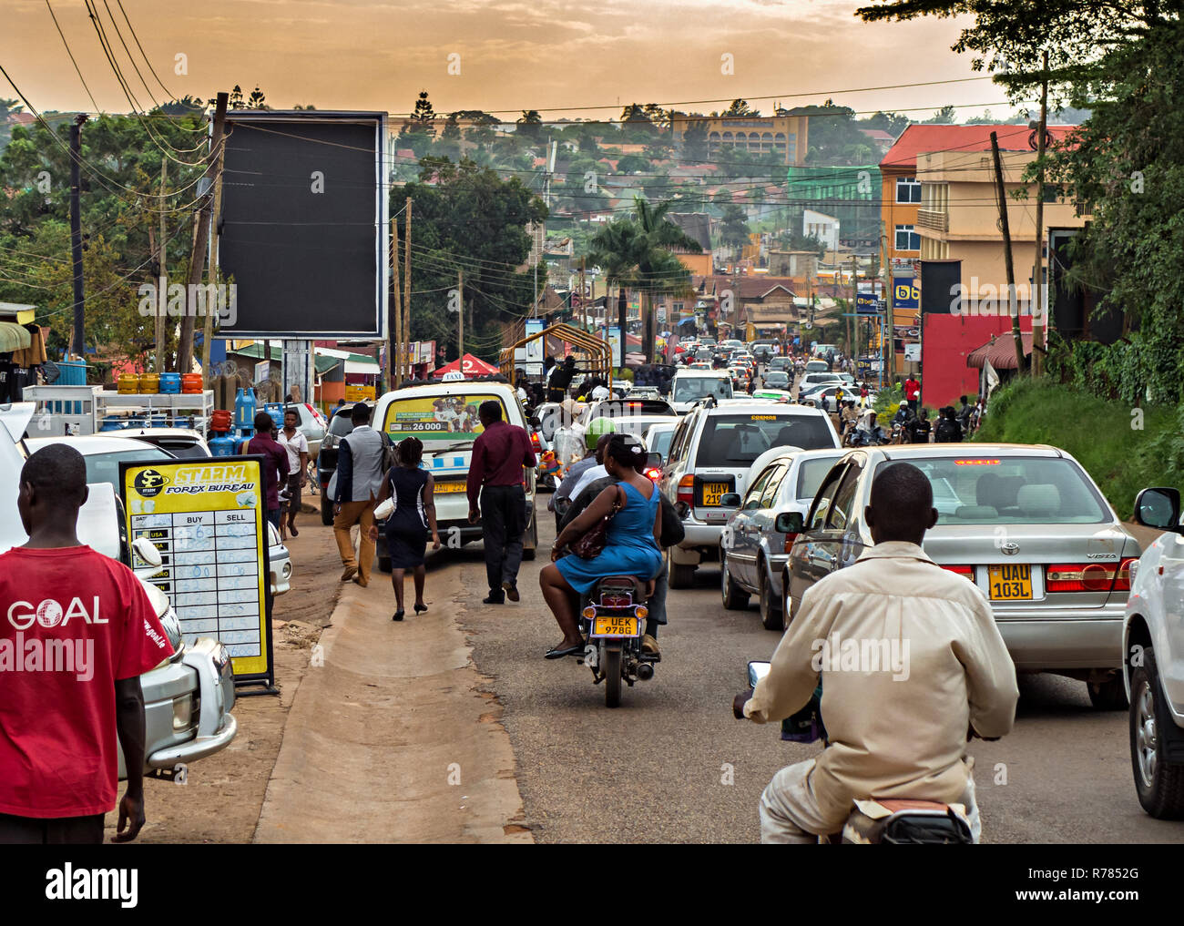 Traffic in kampala hi-res stock photography and images - Alamy