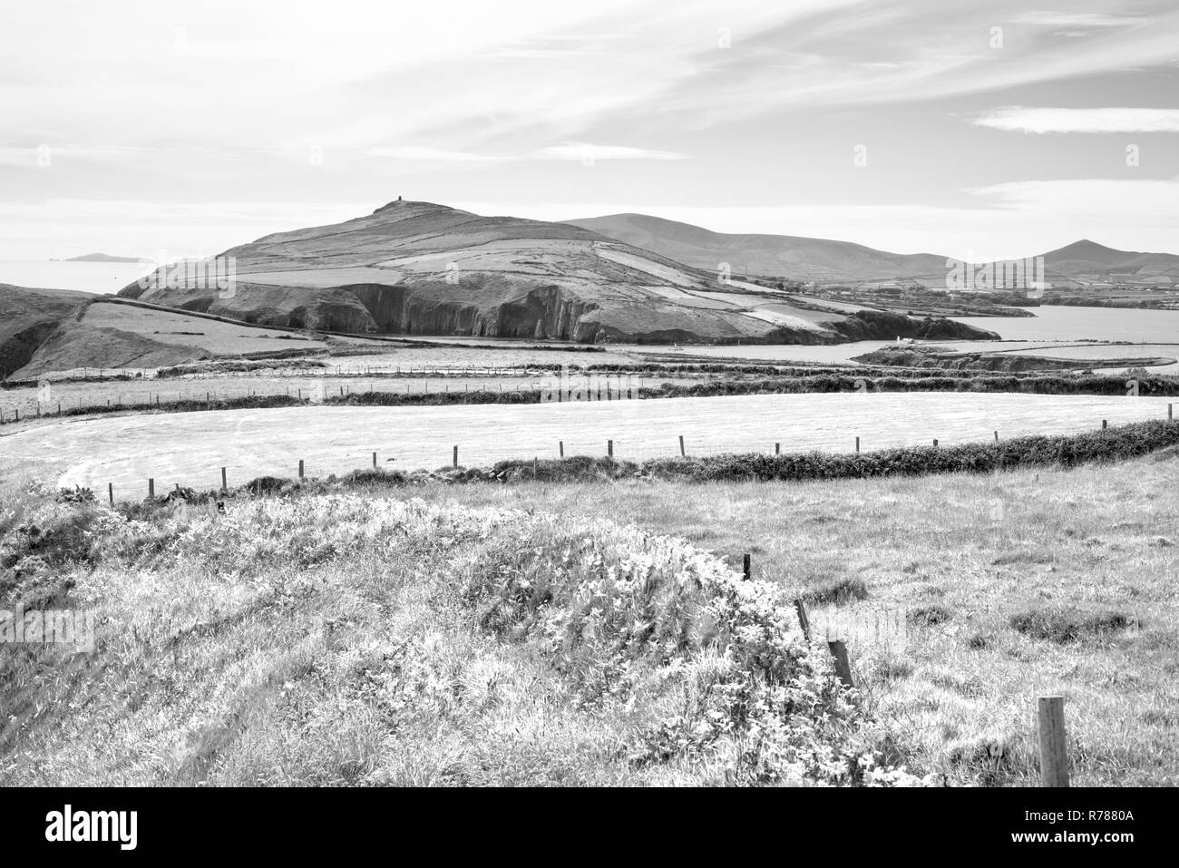 dingle peninsula land on the wild atlantic way Stock Photo