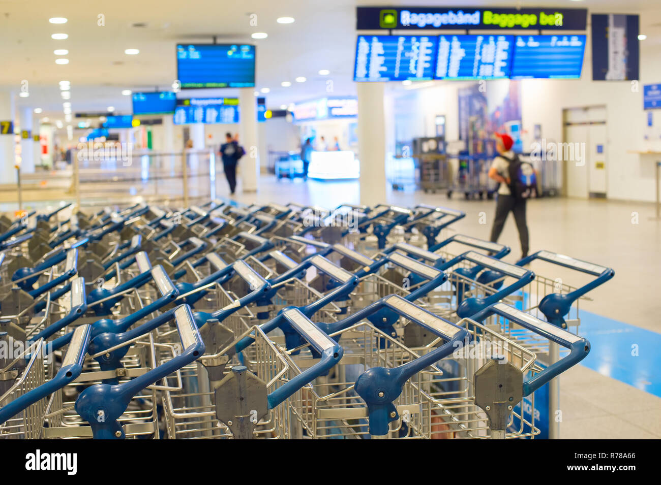 baggage trolleys