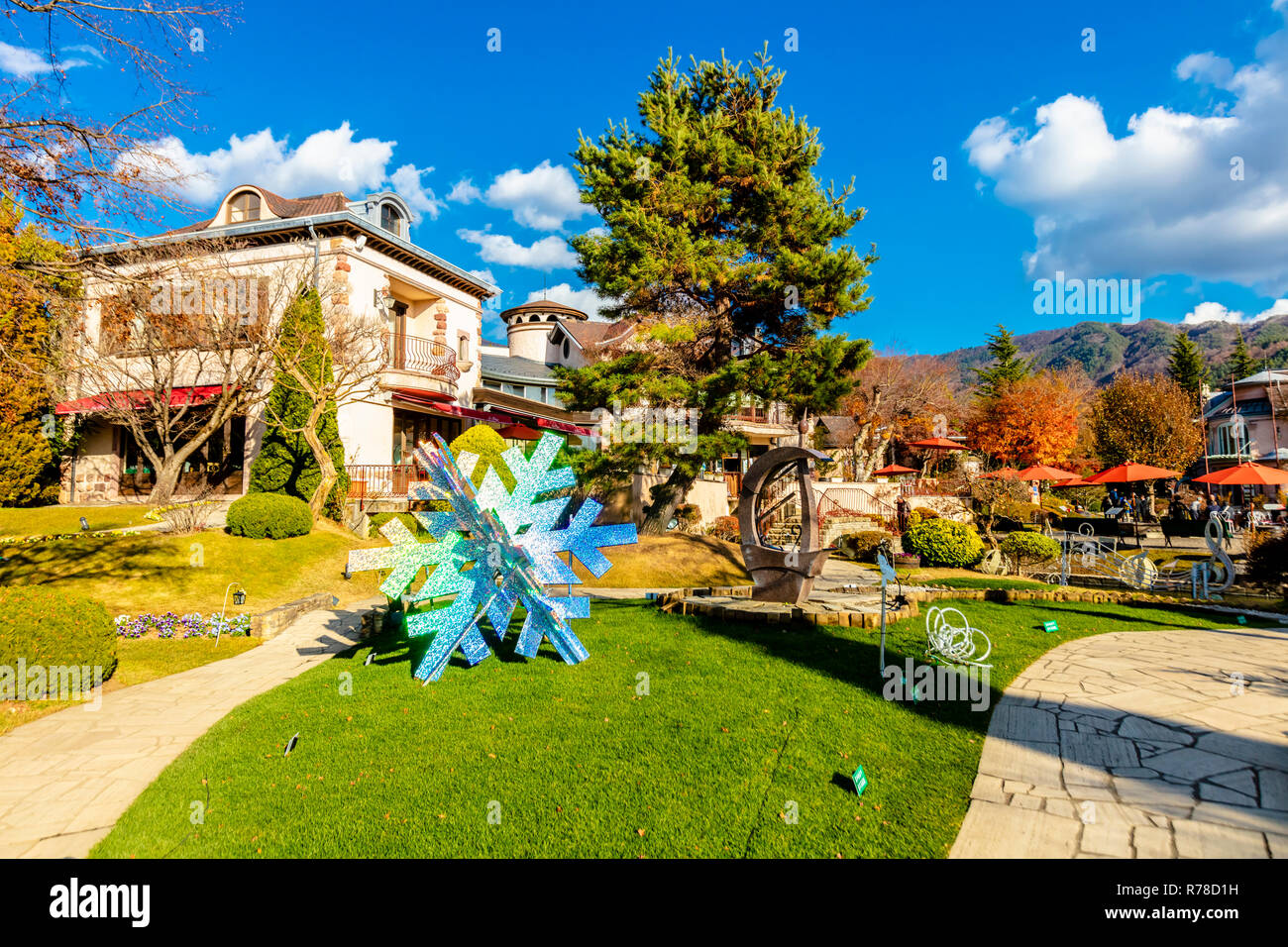 Kawaguchiko, Yamanashi / Japan November 30 2018 Kawaguchiko Music