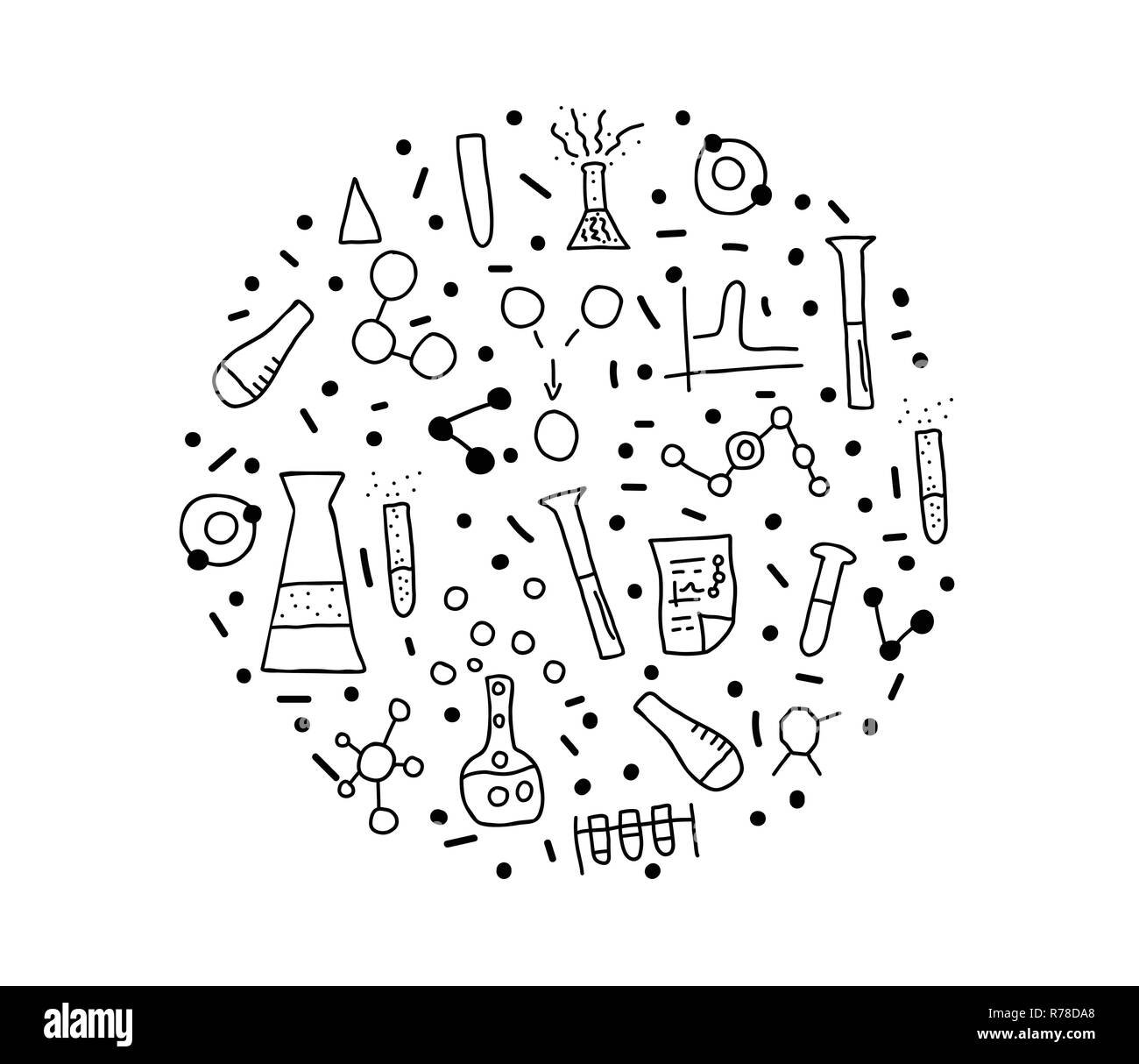 Science Background Hd White