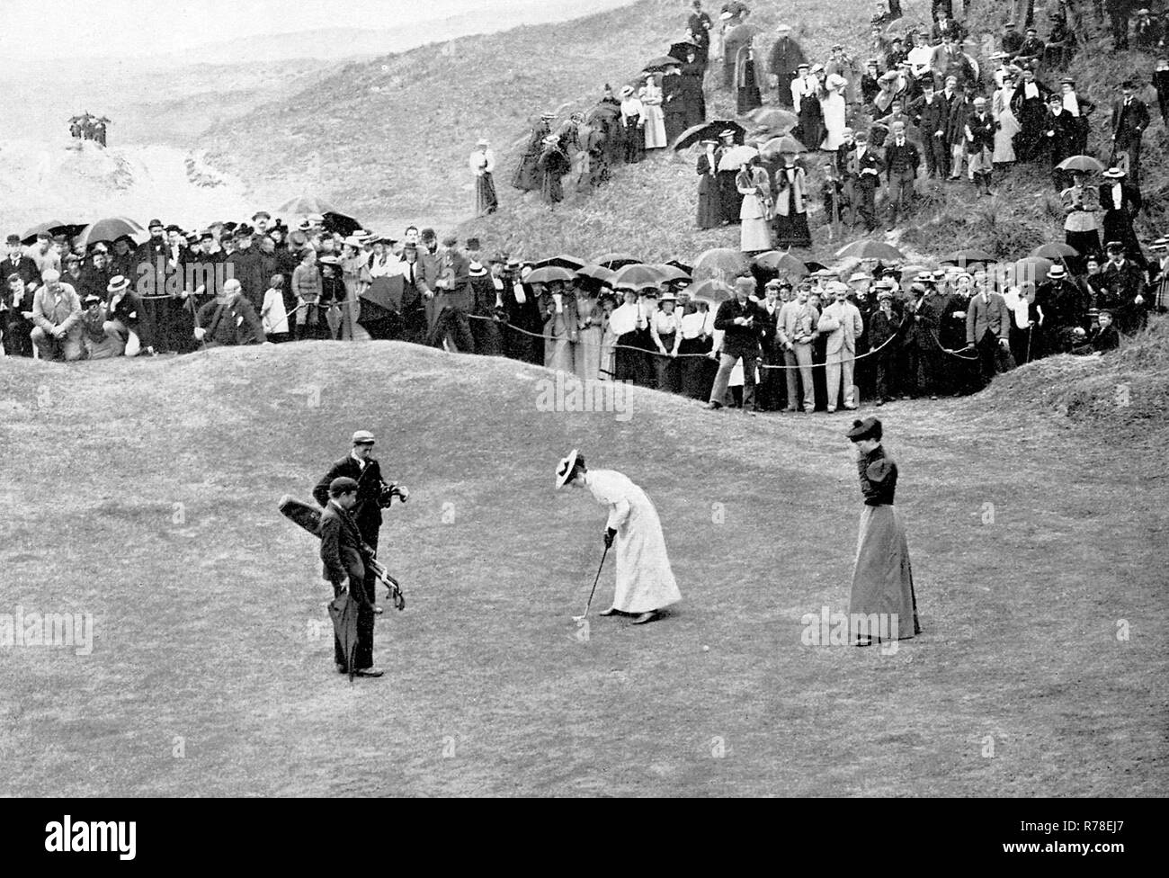Ladies golf match, Portrush Golf Club Stock Photo Alamy