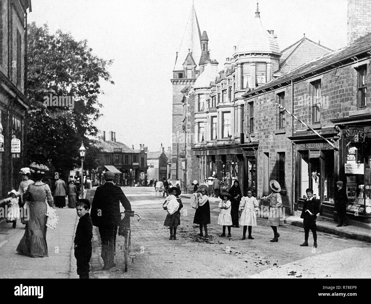 Church Lane, Pudsey Stock Photo Alamy