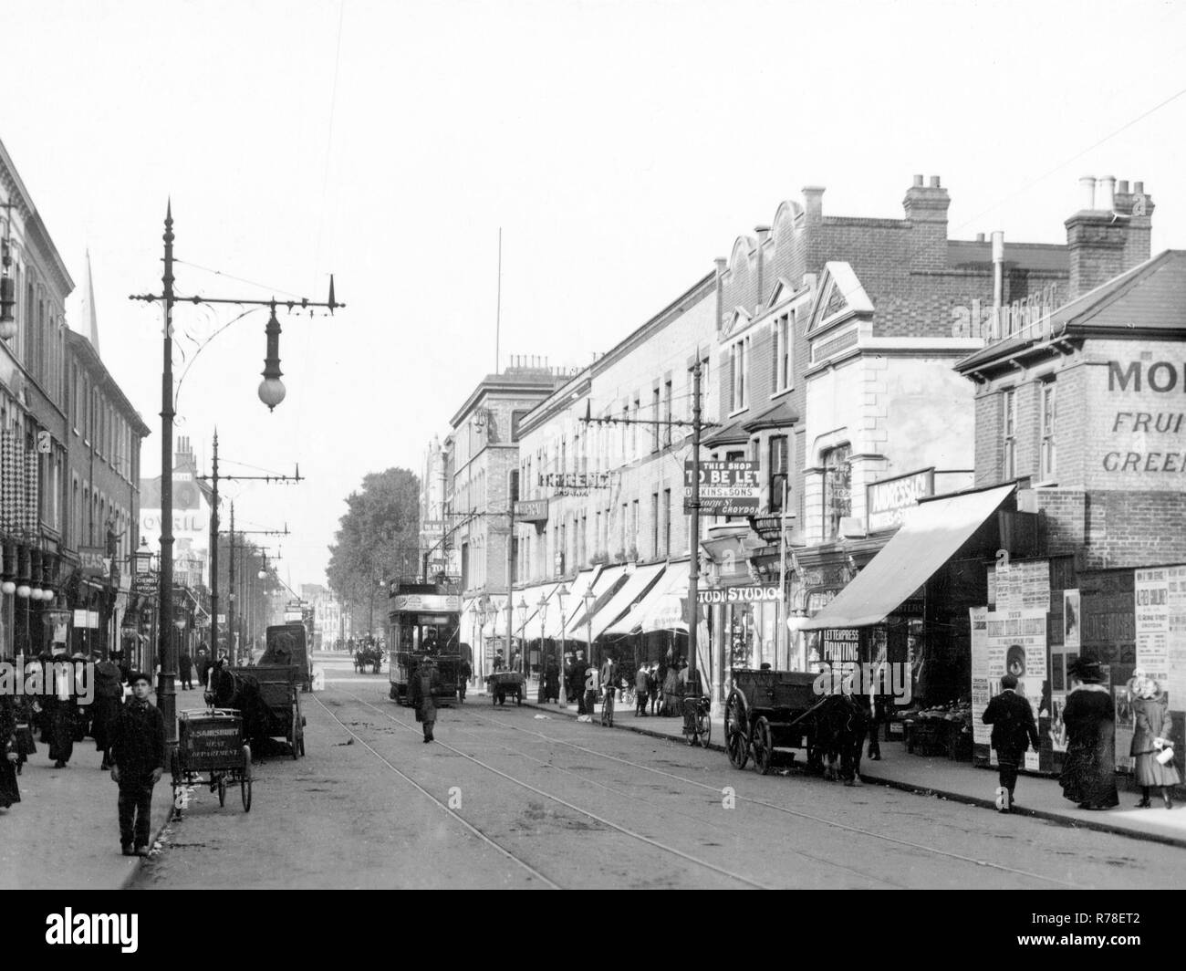 London Road Croydon West Stock Photo Alamy