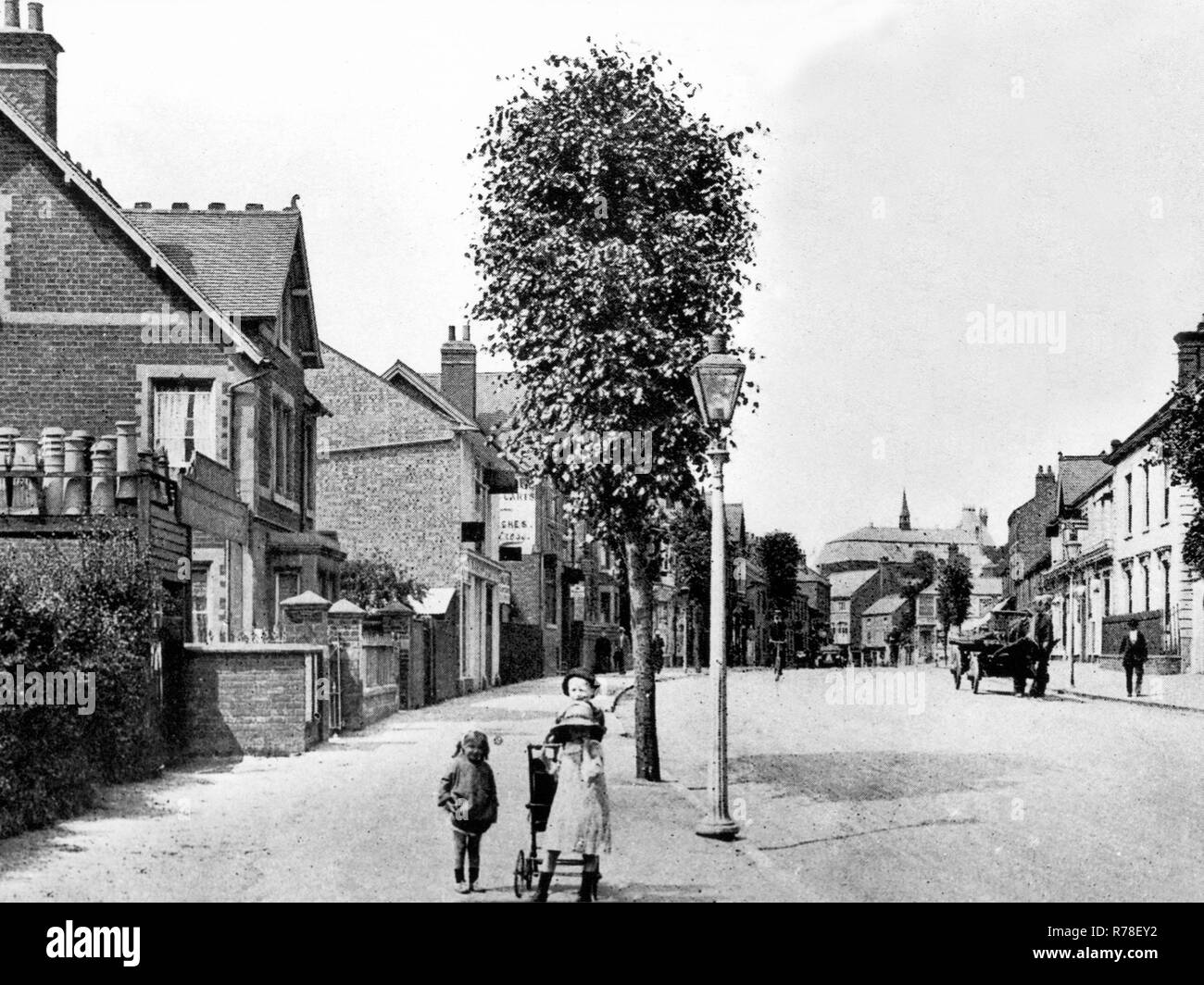 Station Road, Market Harborough Stock Photo Alamy