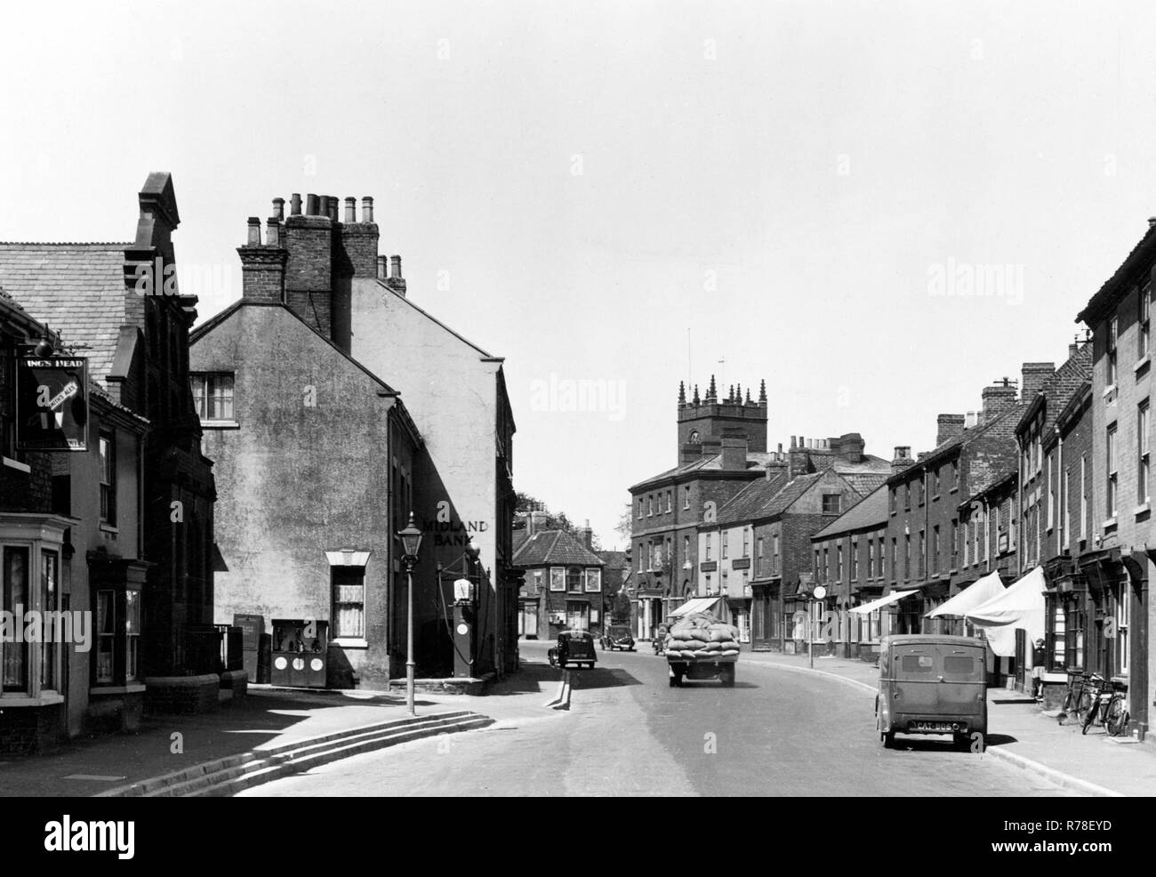 High Street, Market Weighton 1930s Stock Photo Alamy