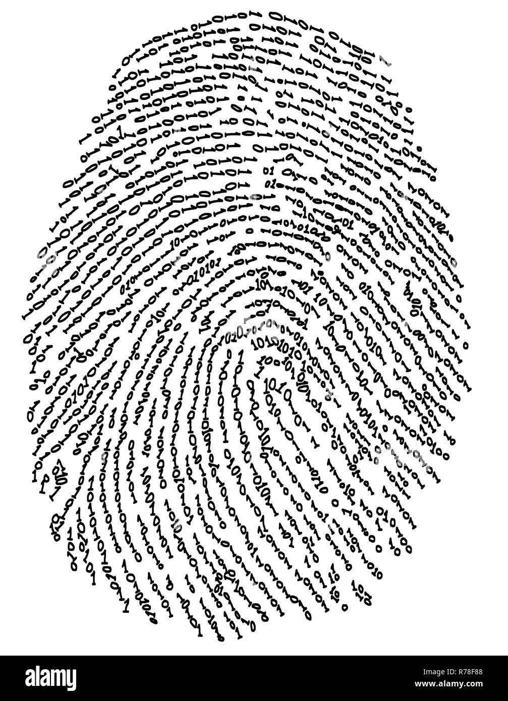 fingerprint word art