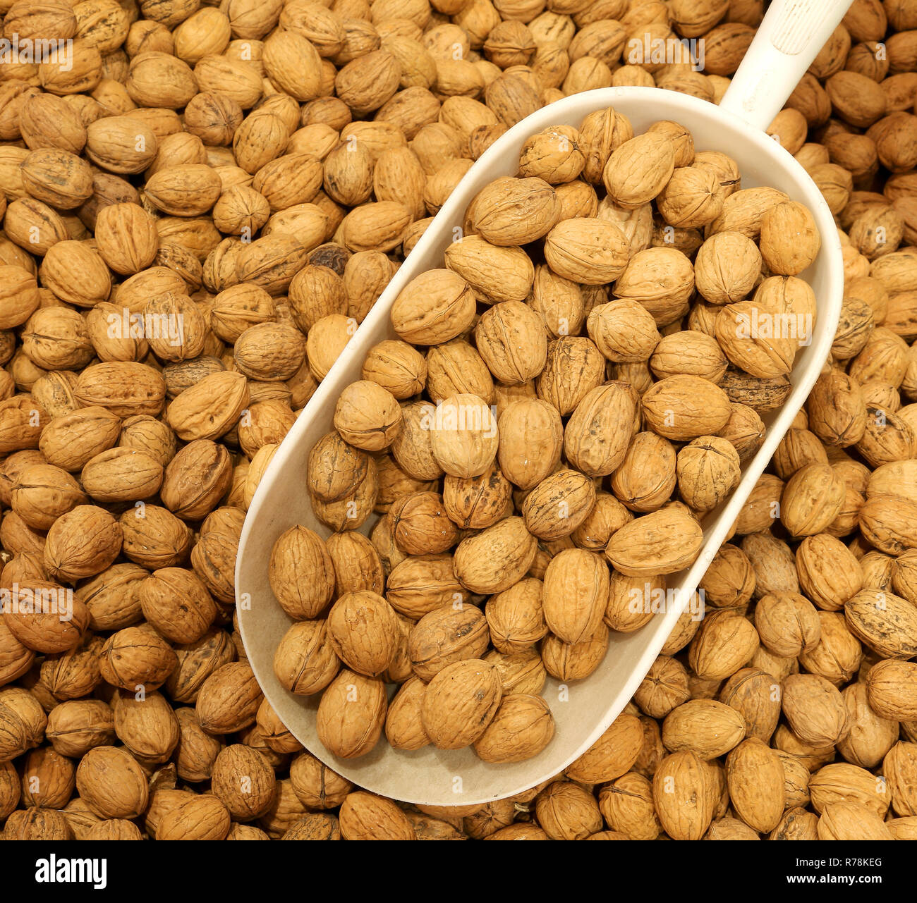 walnuts for sale in the organic grocery store Stock Photo Alamy